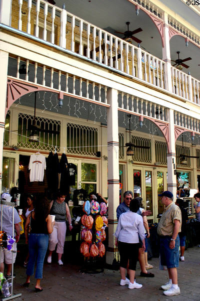 Old west storefronts at Market Square. San Antonio, TX.