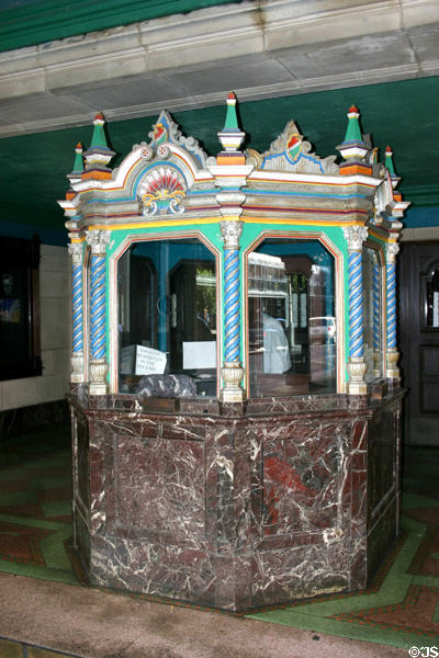 Majestic Theater box office. San Antonio, TX. On National Register.