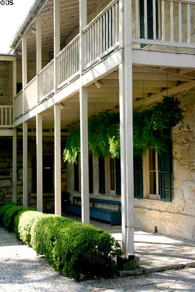 One of six buildings of an old Ursuline Academy (1851- early 1900s) (300 Augusta) now used as Southwest Crafts Center. San Antonio, TX. On National Register.