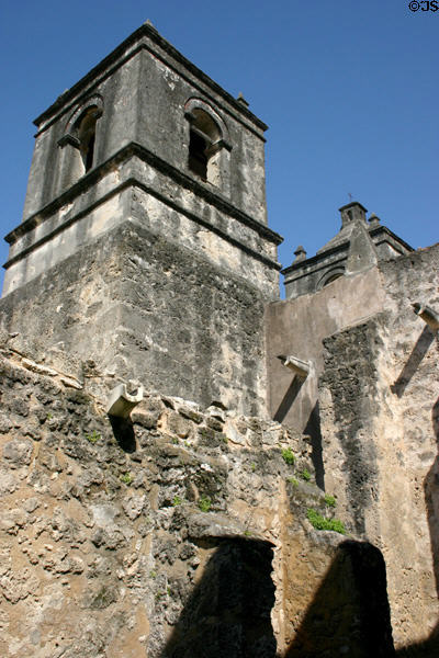 Mission Concepción towers. San Antonio, TX.