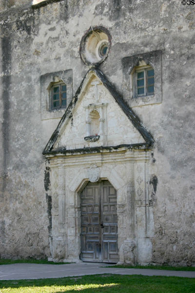 Mission Concepción portal. San Antonio, TX.