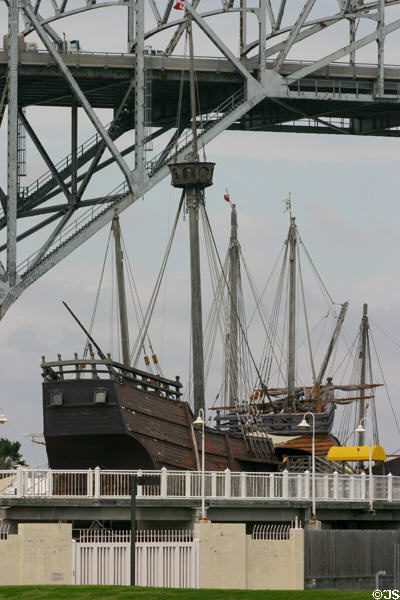 replica of Christopher Columbus ship at Museum of Science & History. Corpus Christi, TX.