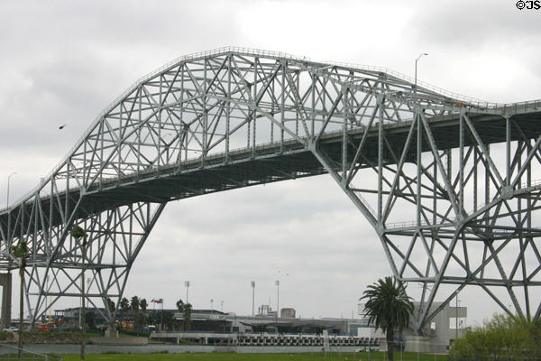 Tall harbor bridge. Corpus Christi, TX.