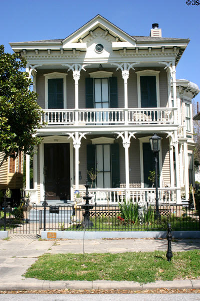 Mrs. Jetta Davis house (1887) (1712 Winnie). Galveston, TX.