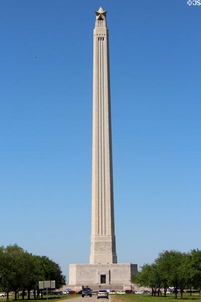 San Jacinto monument. San Jacinto, TX.