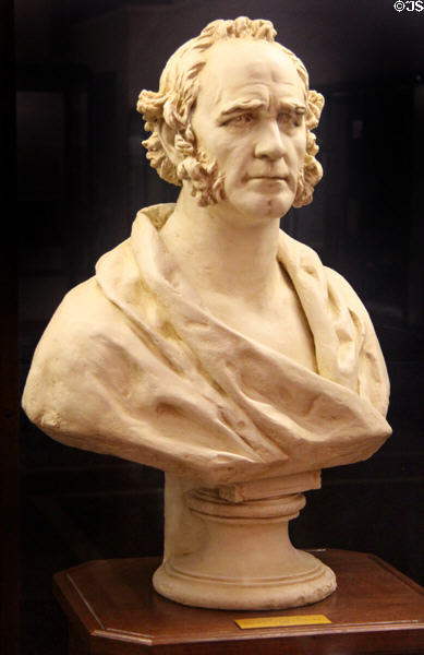 Sam Houston bust (1898) by Elizabet Ney at San Jacinto Monument museum. San Jacinto, TX.