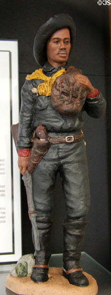Buffalo Soldiers figurines at Buffalo Soldiers National Museum. Houston, TX.