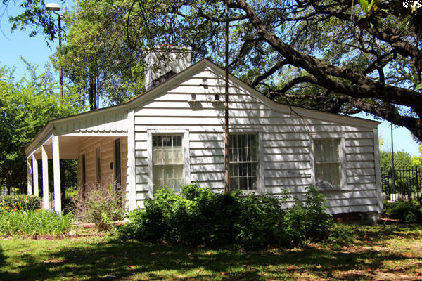 Outbuilding at Kellum-Noble House at Sam Houston Park. Houston, TX.