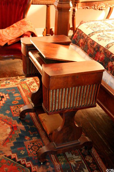 Sewing cabinet at Nichols-Rice-Cherry House at Sam Houston Park. Houston, TX.