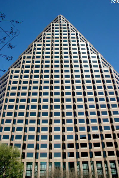 One Congress Plaza overall shape. Austin, TX.