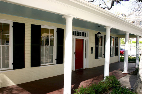 James T. Brown house (c1858) (Guadalupe at 7th St.). Austin, TX. Style: Vernacular.