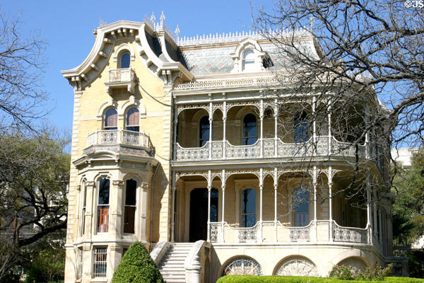 John Bremond Jr. house (1886) (700 Guadeloupe St.). Austin, TX. Style: Beaux Arts. Architect: George Fiegel.