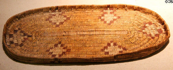 Mescalero Apache basket lid at Institute of Texan Cultures. San Antonio, TX.