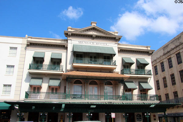 Menger Hotel (1858). San Antonio, TX.