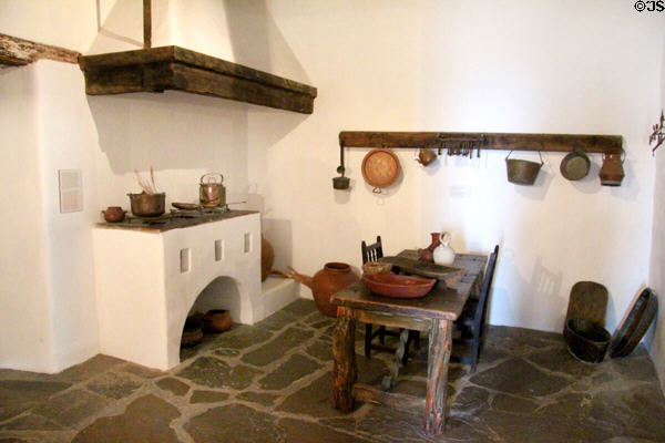 Kitchen at Spanish Governor's Palace. San Antonio, TX.