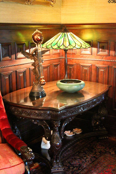 Side table in music room at McFaddin-Ward House. Beaumont, TX.