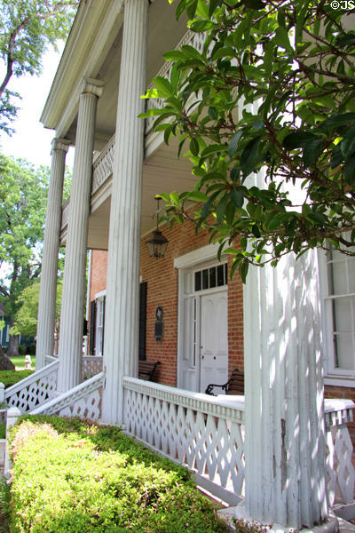 Portico of Earle-Napier-Kinnard House. Waco, TX.