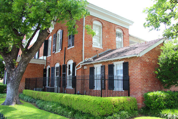 Side view of Fort House. Waco, TX.