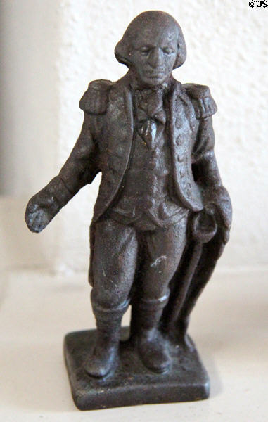 Statuette of George Washington (1876) at East Terrace House. Waco, TX.