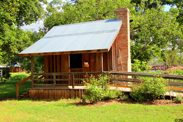 Cook's House (1890s) at historic village of Mayborn Museum. Waco, TX.