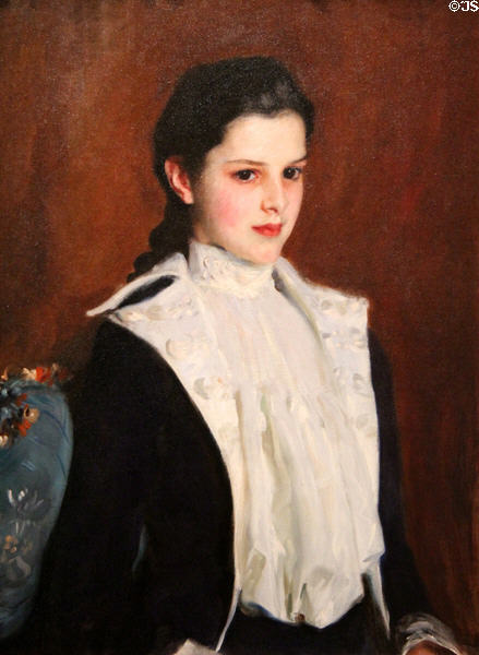 Alice Vanderbilt Shepard painting (1888) by John Singer Sargent at Amon Carter Museum of American Art. Fort Worth, TX.