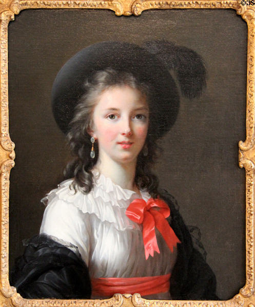 Self-portrait (c1781) by Élisabeth-Louise Vigée Le Brun at Kimbell Art Museum. Fort Worth, TX.