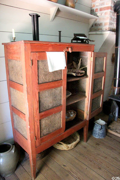 Pie safe built by Mr. French at John Jay French Museum. Beaumont, TX.