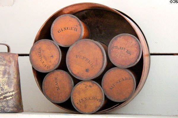 Spice box at John Jay French Museum. Beaumont, TX.