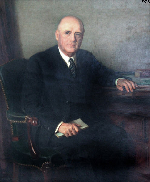Portrait of Sam Rayburn, U.S. Congressman at Texas State Capitol. Austin, TX.