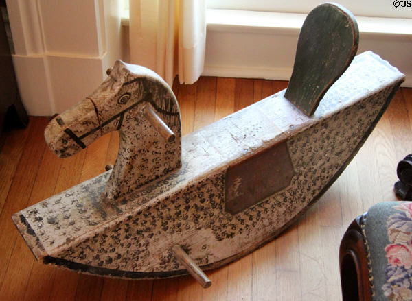 Rocking horse at Neill-Cochran House Museum. Austin, TX.