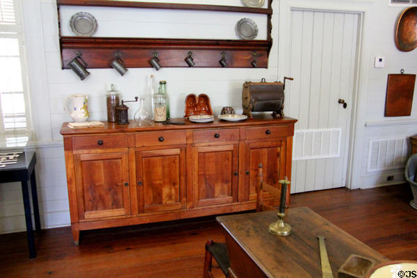 Devices in kitchen at French Legation Museum. Austin, TX.
