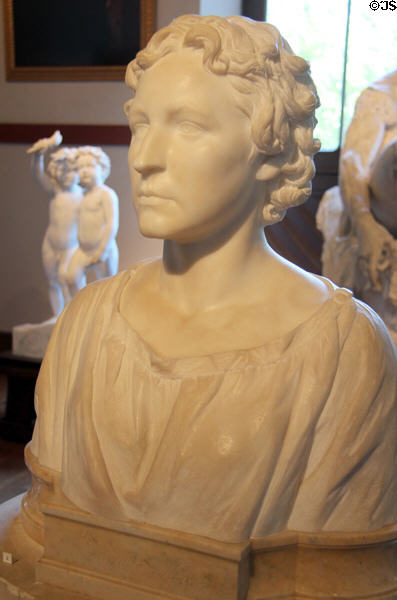 Self portrait bust (1903 after 1863 original) by Elisabet Ney at Ney Museum. Austin, TX.