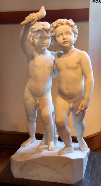 Sursum marble sculpture (1864) by Elisabet Ney at Ney Museum. Austin, TX.