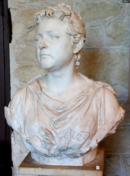 Benedette Tobin plaster bust (1892) by Elisabet Ney at Ney Museum. Austin, TX.