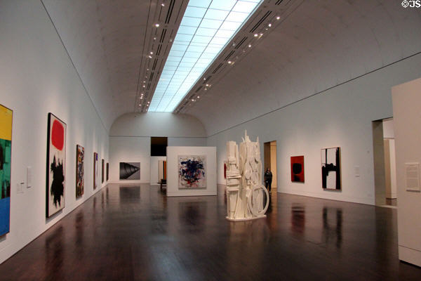 Modern Art Gallery at Blanton Museum of Art. Austin, TX.