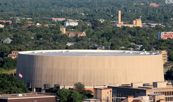 Frank C. Erwin Jr. Special Events Center (1977) at University of Texas. Austin, TX.
