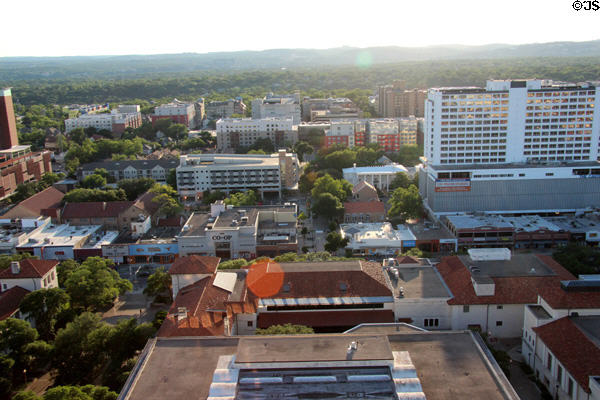 Western edge of University of Texas campus. Austin, TX.
