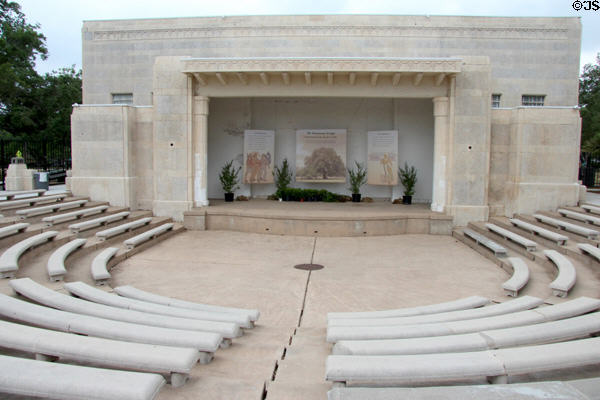 Amphitheater at Gonzales Historical Memorial. Gonzales, TX.
