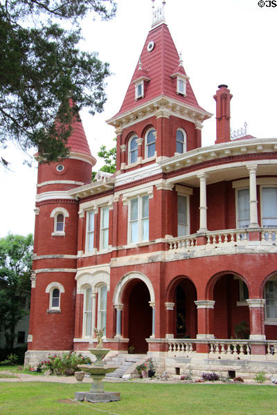 Dunn Houston House (1898) (619 St. Lawrence at Hamilton St.). Gonzales, TX.