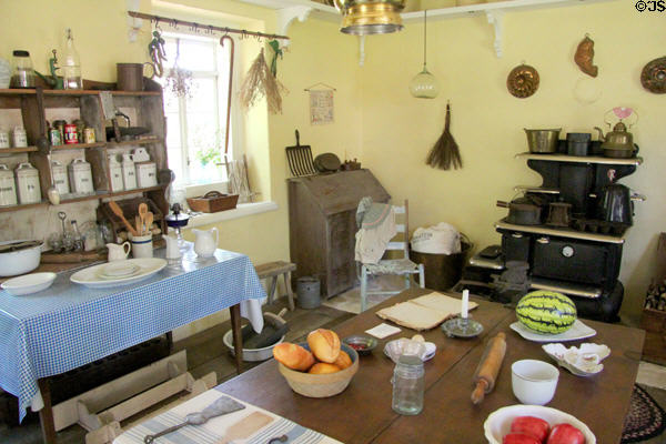 Breustedt kitchen at Museum of Texas Handmade Furniture. New Braunfels, TX.