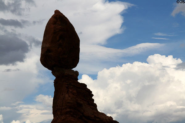 Balanced Rock at Arches National Park. UT.