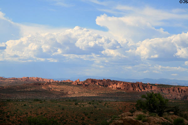 Fiery Furnace landscape at Arches National Park. UT.