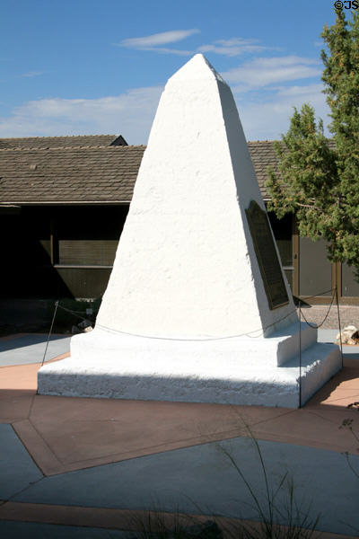 Southern Pacific Monument (1916) at Promontory Point NHS. UT.