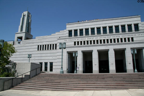 Entrances of LDS Conference Center. Salt Lake City, UT.