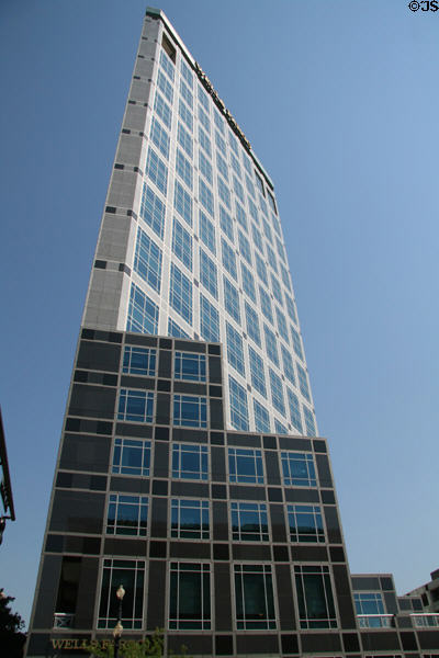 Diagonal face of Wells Fargo Center. Salt Lake City, UT.