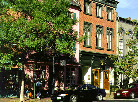 The corner of Cameron at Royal. Alexandria, VA.