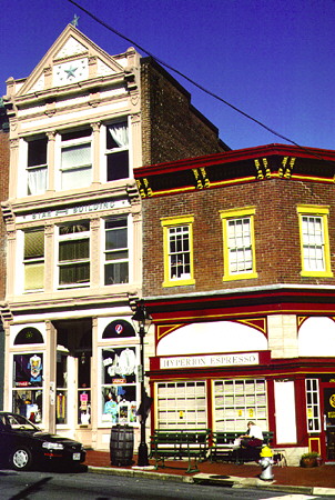 Star Building at Amelia & Princess Anne Streets. Fredericksburg, VA.