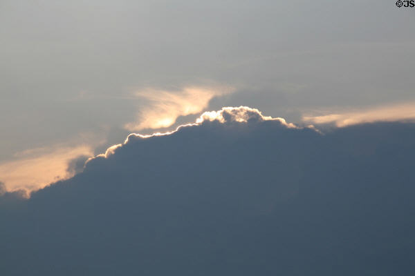 Clouds over Naval Station Norfolk. Norfolk, VA.
