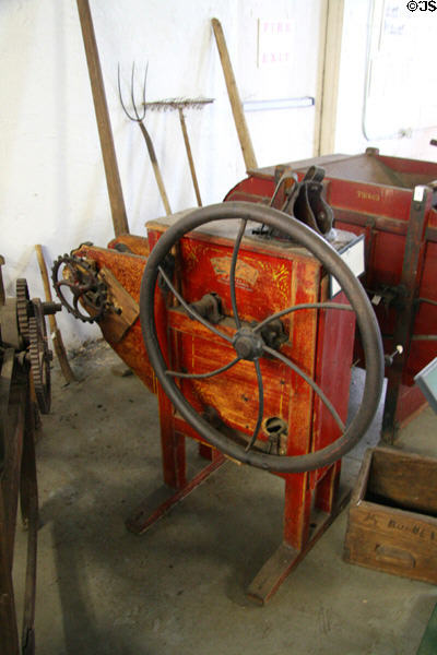 Antique corn shellers at James Madison Museum. Orange, VA.