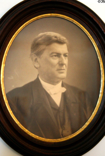 Photo of father Joseph Ruggles Wilson at Woodrow Wilson Birthplace. Staunton, VA.
